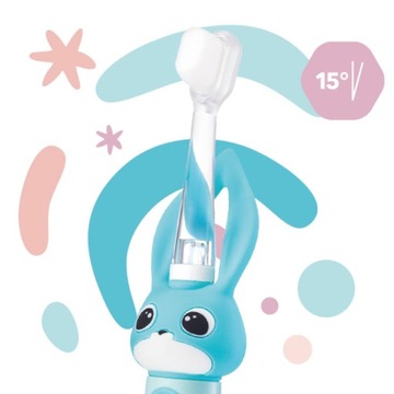ЗВУКОВАЯ ЭЛЕКТРИЧЕСКАЯ ЗУБНАЯ ЩЕТКА ДЛЯ ДЕТЕЙ 0-3 ЛЕТ VITAMMY BUNNY