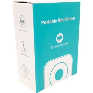 МИНИ ПОРТАТИВНЫЙ ТЕРМОПРИНТЕР ПОДАРОК ​​ДЕТЯМ КОШКА ДРУКУЗЬ + РОЛИК