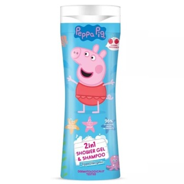 Peppa Pig Żel pod prysznic i szampon 2w1 Wiśnia 300ml P1