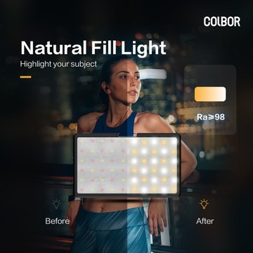 Карманная светодиодная панель Colbor PL8B 2500-9000K