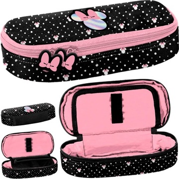 PIÓRNIK SZKOLNY MYSZKA MINNIE DZIEWCZĘCY POJEMNY