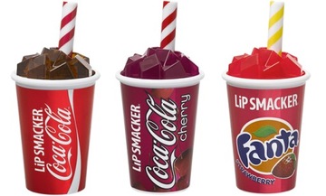 LIP SMACKER ZESTAW 3D COCA-COLA/CHERRY/FANTA TRUSK