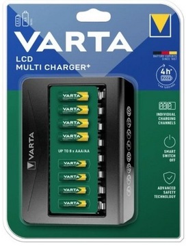 Ładowarka Varta Multi LCD 8x akumulatorki AA / AAA