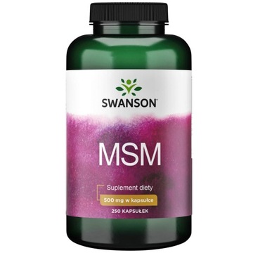 SWANSON MSM SIARKA ORGANICZNA Kolagen 250kaps
