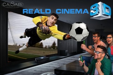 ПРОЕКЦИОННЫЙ ЭКРАН 137 ДЮЙМОВ 4:3 ПОЛЯРСКИЙ + 2 3D-ОЧКИ