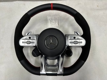 Kierownica AMG alkantara skóra MERCEDES A CLA GLA i inne NOWA 35 45 45S