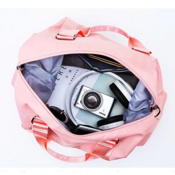 TORBA SPORTOWA Różowa SIŁOWNIĘ Podróżna Fitness