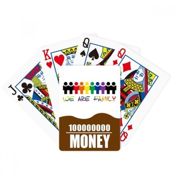 poker w Grająca karty Rainbow LGBT Poker ręczna