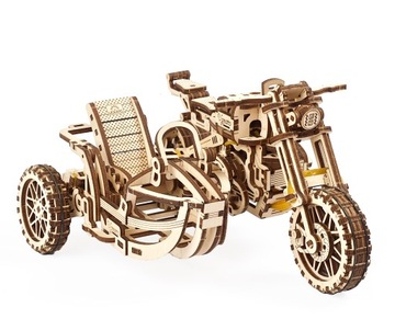 SCRAMBLER UGEARS MODEL MECHANICZNY PUZLE 3D DREWNO