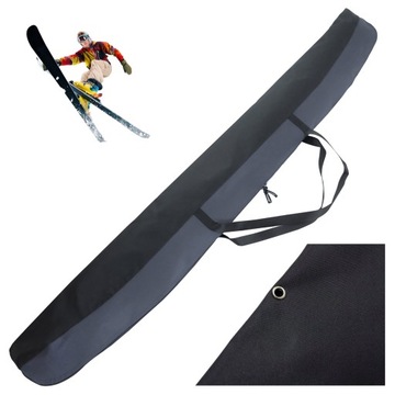 Torba na Narty rękawice Pokrowiec 180 cm kijki Produkt Polski