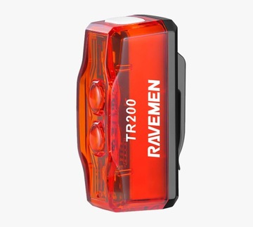Lampa Tylna Ravemen TR200 LED Crystal Pure Red 200 lumenów aku USB-C IPX6