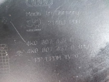 AUDI A6 C8 4K0 S-LINE priekinis bamperis 4K0807437C – nuotrauka 12