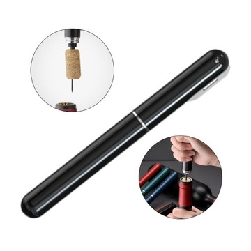 Воздушный насос из нержавеющей стали, открывалка для бутылок вина, посуда, инструменты, подарки, черный