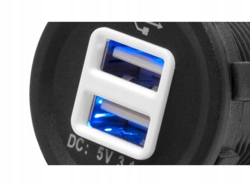 Двойная розетка USB для мотоцикла