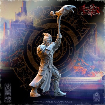 Silvermoor Elves Command Group - The Beholder Miniatures - Behelit Print