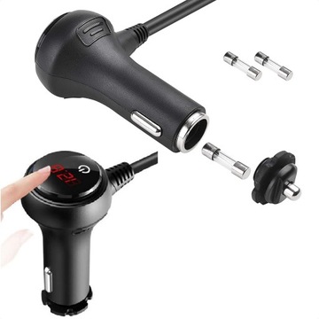 РАЗЪЕМ ПРИкуривателя 12-24 В USB QC3.0 РАЗЪЕМ НА 3 РАЗЪЕМА