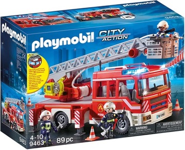 PLAYMOBIL 9463 SAMOCHÓD STRAŻACKI Z DRABINĄ STRAŻ