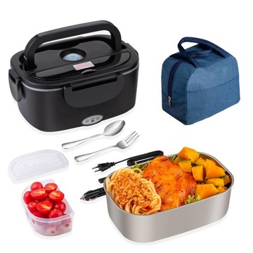 ЭЛЕКТРИЧЕСКИЙ КОНТЕЙНЕР ДЛЯ ПИЩЕВЫХ БОКСОВ С ПОДОГРЕВОМ ДЛЯ ОФИСНЫХ АВТОМОБИЛЕЙ 12/24В