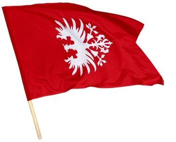 Flaga Powstania Wielkopolskiego 112x70 cm Chorągiew Powstanie Wielkopolskie