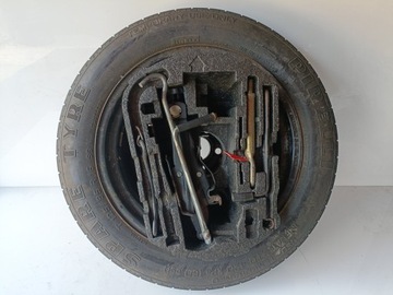 KOLO REZERVY DOJEZDOVDOJEZDOVÉ 5X100 16" ZVEDÁK KLÍČ ZAŘÍZENÍ(HÁK) VW NEW BEETLE GOLF IV