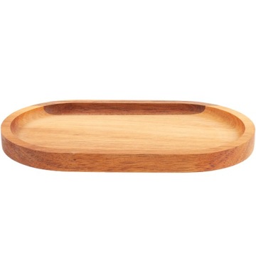 DREWNIANA TACKA NA BIURKO WOOD DECOR RETRO HOME