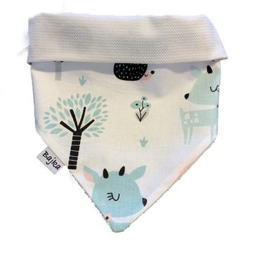 Шарф Minky из хлопка, регулируемый, застегивается на липучку, детский, различные дизайны.