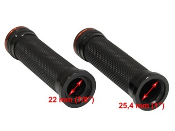 КОРОТКИЕ РУЧКИ ПЕРЕКЛЮЧЕНИЯ 22 мм, оранжевые мотоциклетные