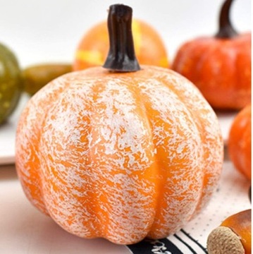 48x Sztuczne Liście Dynie Żołędzie Dekoracje Jesienne Na Halloween Zestaw