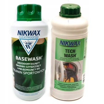 NIKWAX BASEWASH + TECHWASH - ZESTAW 1L + 1L