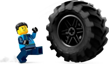 НОВЫЙ НАБОР LEGO CITY BLUE MONSTER TRUCK CAR 60402