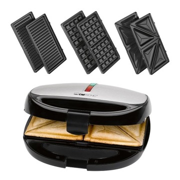 OPIEKACZ TOSTER GRILL GOFROWNICA 3W1 CLATRONIC ST