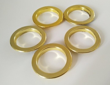 Taśma z Przelotkami 8 cm do Firan Zasłon Złote Przelotki