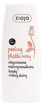 PŁATKI RÓŻY PEELING Z MIKROGRANULKAMI