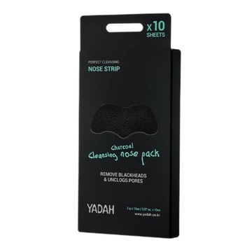 Yadah Charcoal Cleansing Nose Pack plastry oczyszczające na nos z węgl P1