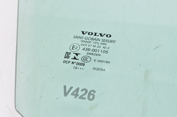 VOLVO XC60 II SKLO (OKNO) PRAVÁ PŘEDNÍ 2019