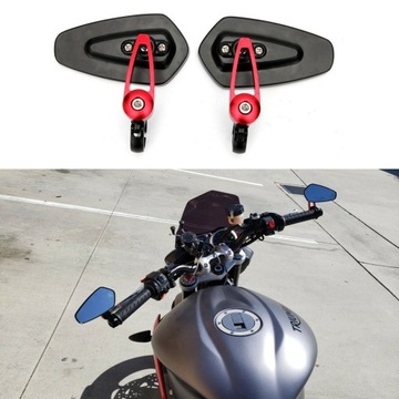 Lusterka motocyklowe końcowe bez adapterów