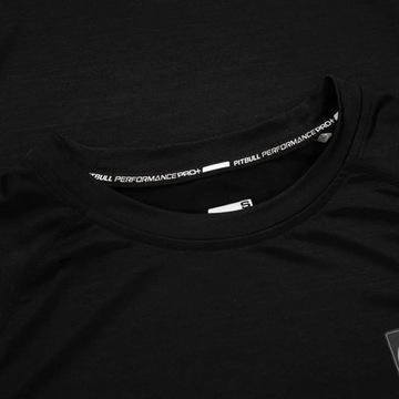 Мужская футболка Рашгард Pit Bull Performance Pro New Logo черная, размер L