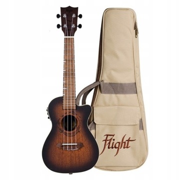 Flight DUC380CEQ Amber Elektro Ukulele Koncertowe