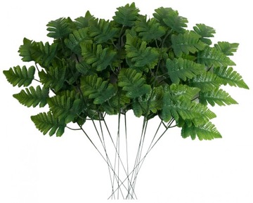 12 X LIŚĆ LIŚCIE SZTUCZNE PAPROĆ 50 CM