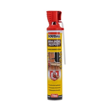 Монтажная пена для пистолета Soudal Genius с аппликатором.