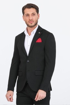 Модный мужской вязаный жакет черного цвета, 54 L/XL.