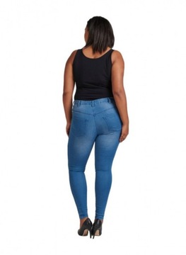 JASNE KLASYCZNE JEANSY SPODNIE ZIZZI PLUS SIZE N82 305L 44