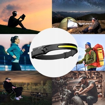 МОЩНАЯ СВЕТОДИОДНАЯ ФАРА ВОДОНЕПРОНИЦАЕМАЯ АККУМУЛЯТОРНАЯ БАТАРЕЯ USB