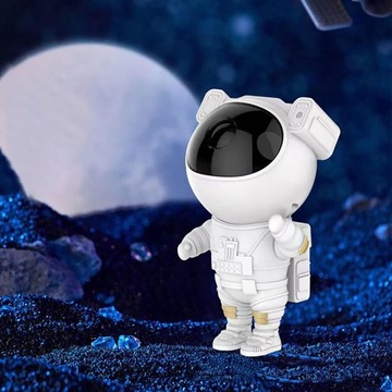 PROJEKTOR LED ASTRONAUTA GALAXY GWIEZDNE ŚWIATŁO NOCNE PROJEKTOR GWIAZD
