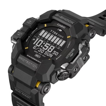 Czarny zegarek Casio GPR-H1000-1ER G-Shock MASTER OF G LAND RANGEMAN SOLAR