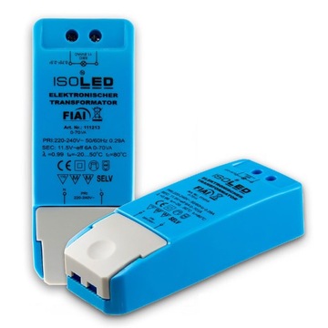 Isoled 111213 Transformator LED 12V/AC, 0-70VA, ściemnialny