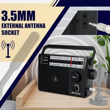 Портативная радиостанция Retekess TR633, AM FM-радио