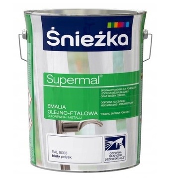 SUPERMAL EMALIA FTALOWA 5L BIAŁA