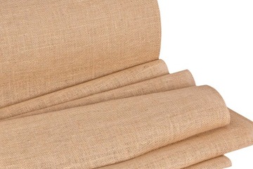 NATURALNY MATERIAŁ JUTOWY JUTA 160cm/1metr bieżący