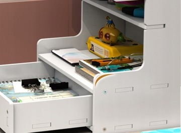 ORGANIZER NA BIURKO SZUFLADY PRZYBORNIK Z SZUFLADĄ PÓŁKA BIURKOWY NA OŁÓWKI